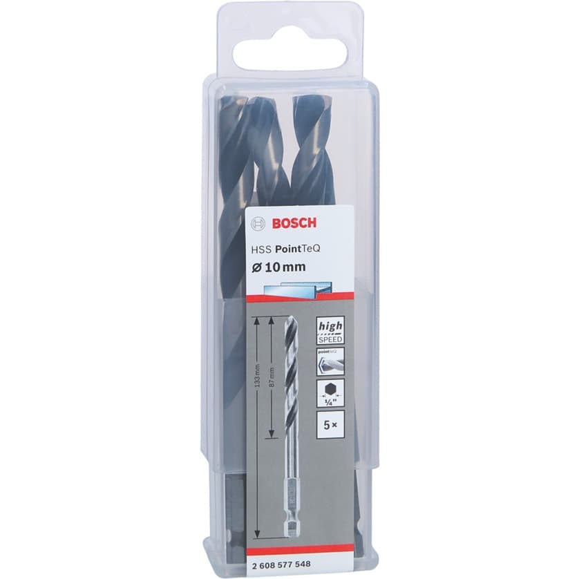 HSS-Spiralbohrer PointTeQ Hex, Ø 10mm – Bild 1
