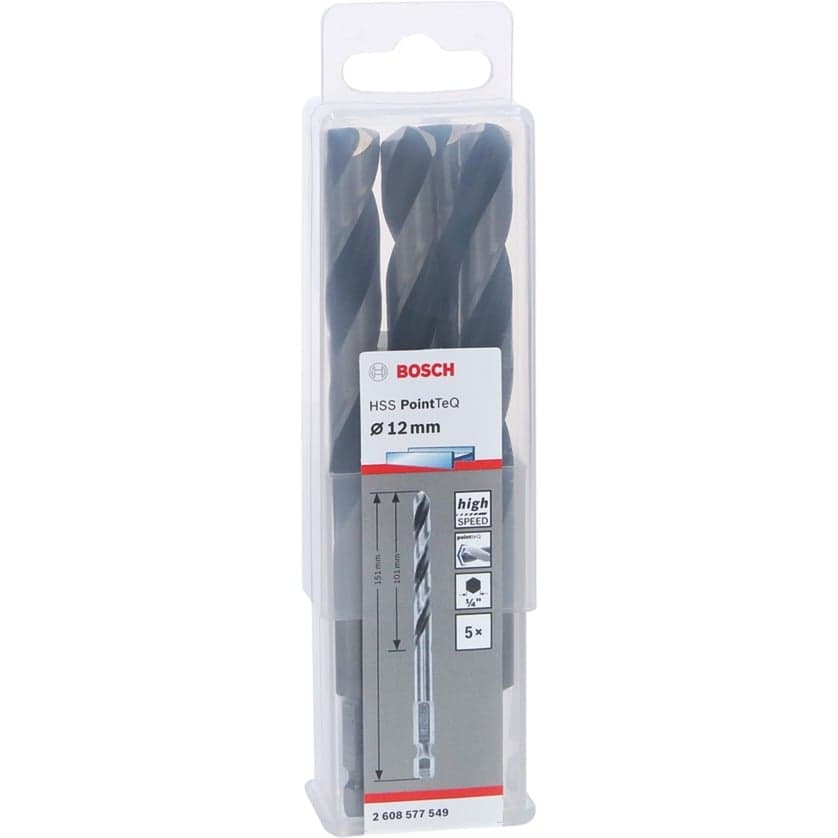 HSS-Spiralbohrer PointTeQ Hex, Ø 12mm – Bild 1