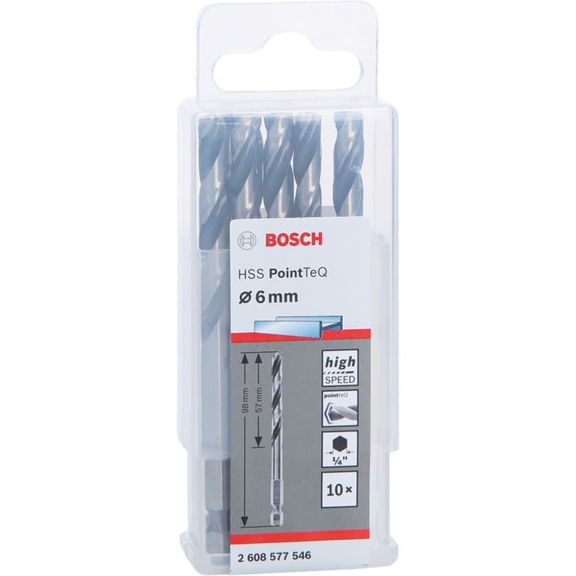 HSS-Spiralbohrer PointTeQ Hex, Ø 6mm – Bild 1