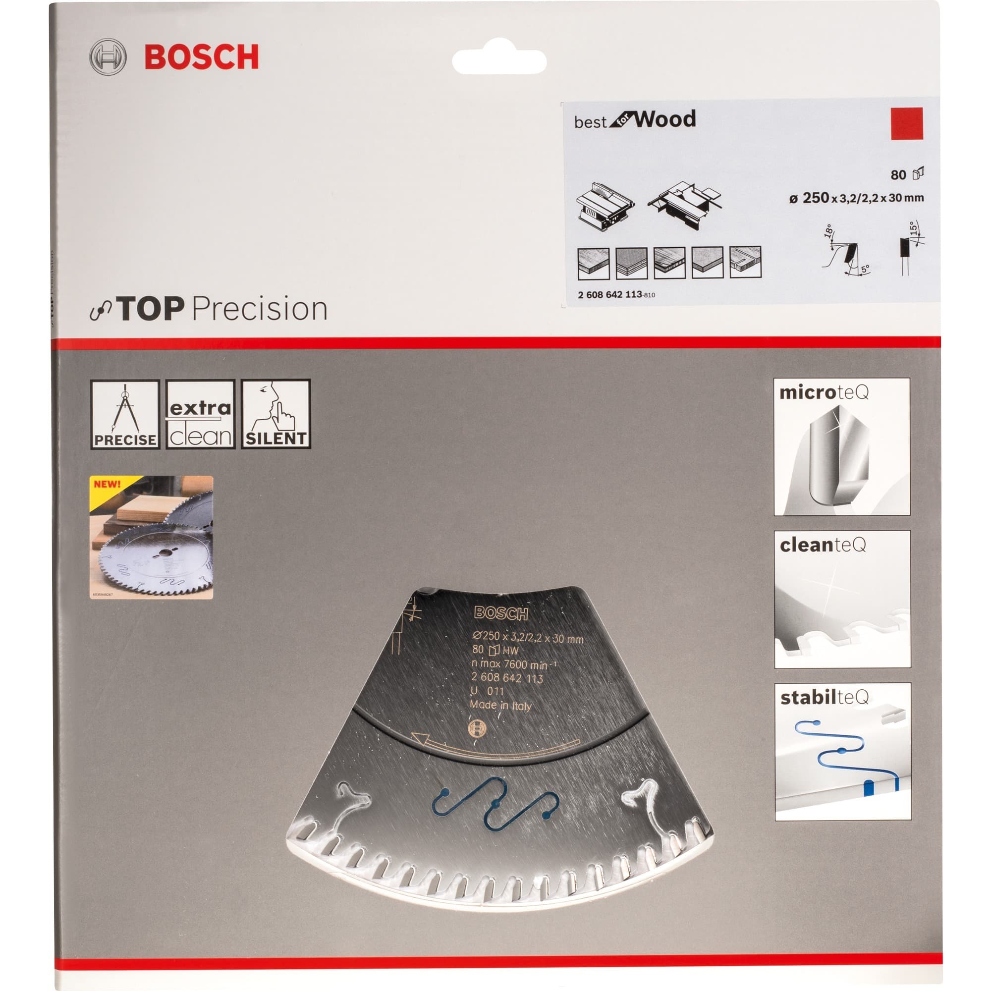 Kreissägeblatt Best for Wood, Ø 250mm, 80Z – Bild 1