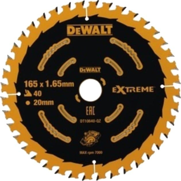 Kreissägeblatt ELITE DT10640, Ø 165mm, 40Z – Bild 1