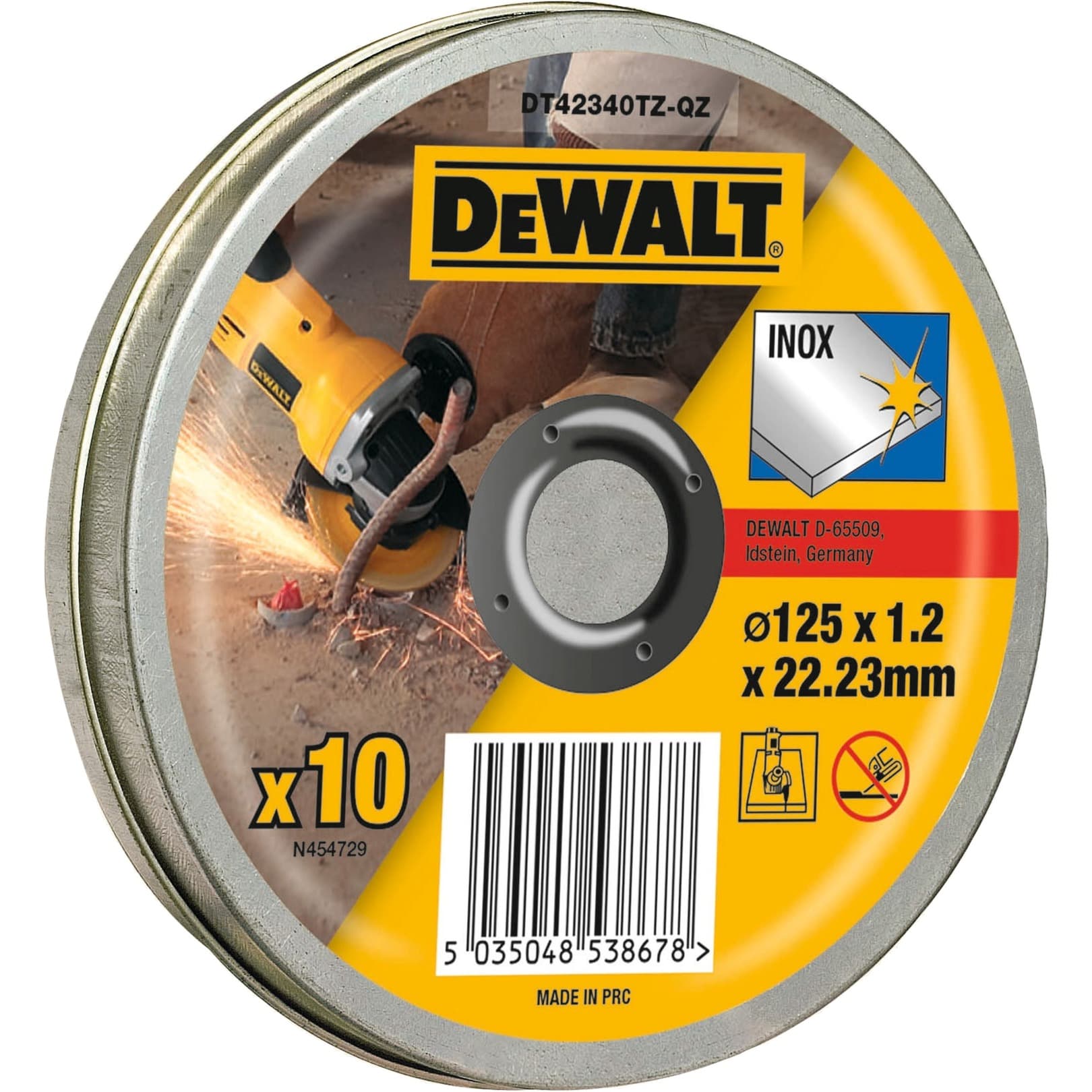 Trennscheibe Edelstahl DT42340TZ, Ø 125mm – Bild 1