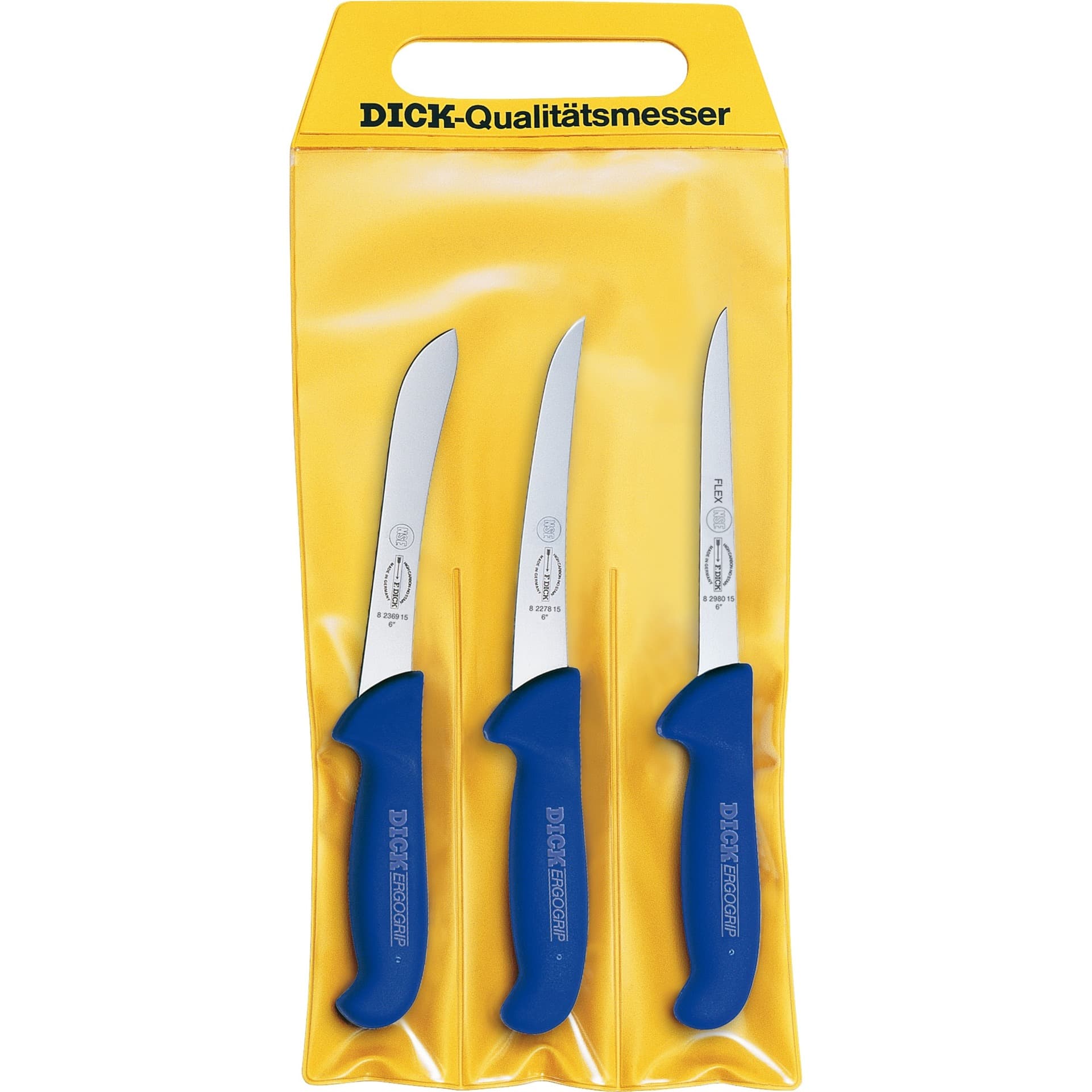 ErgoGrip Messersatz Fisch, 3-teilig – Bild 1