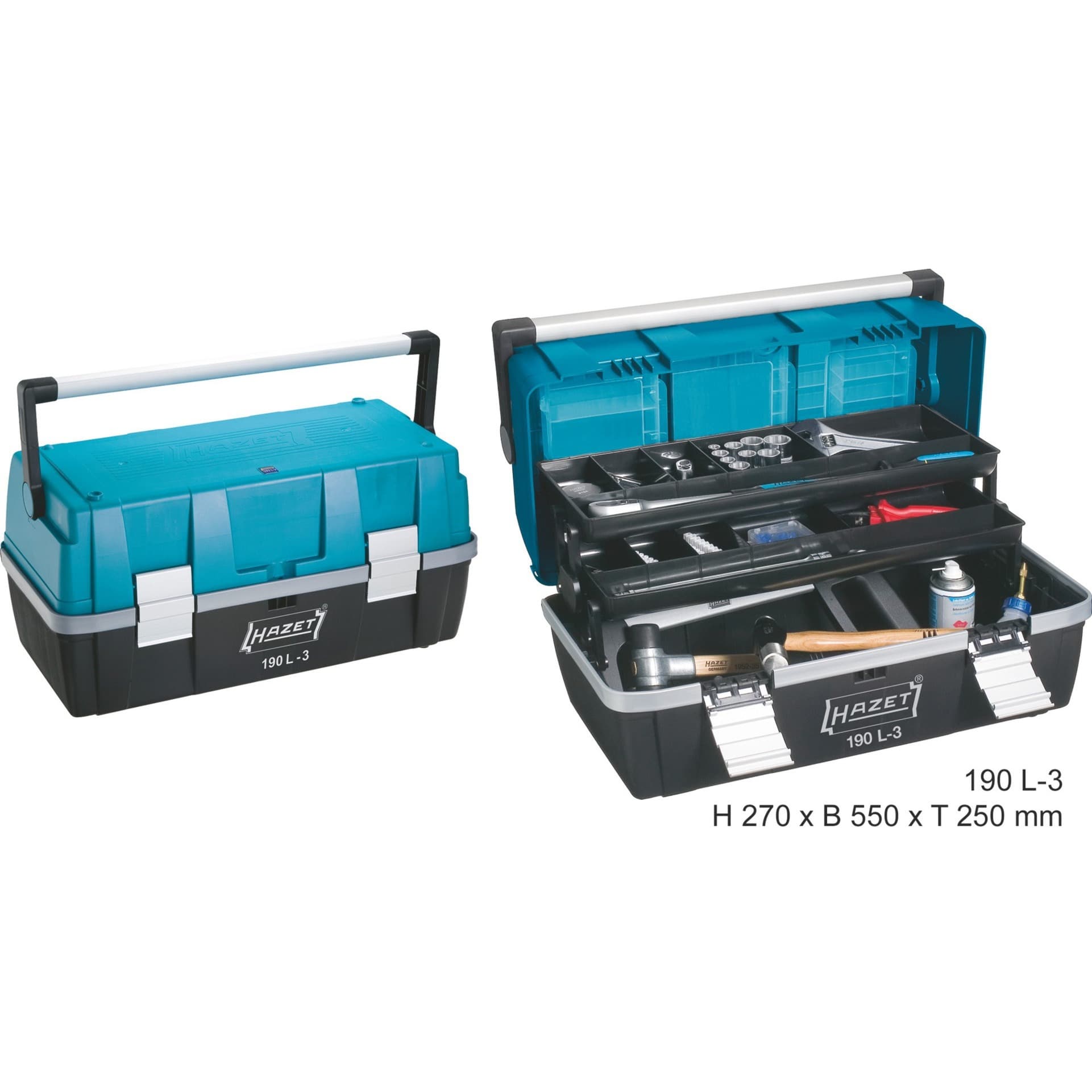 Kunststoff-Werkzeugkasten 190L-3, Werkzeugkiste – Bild 1