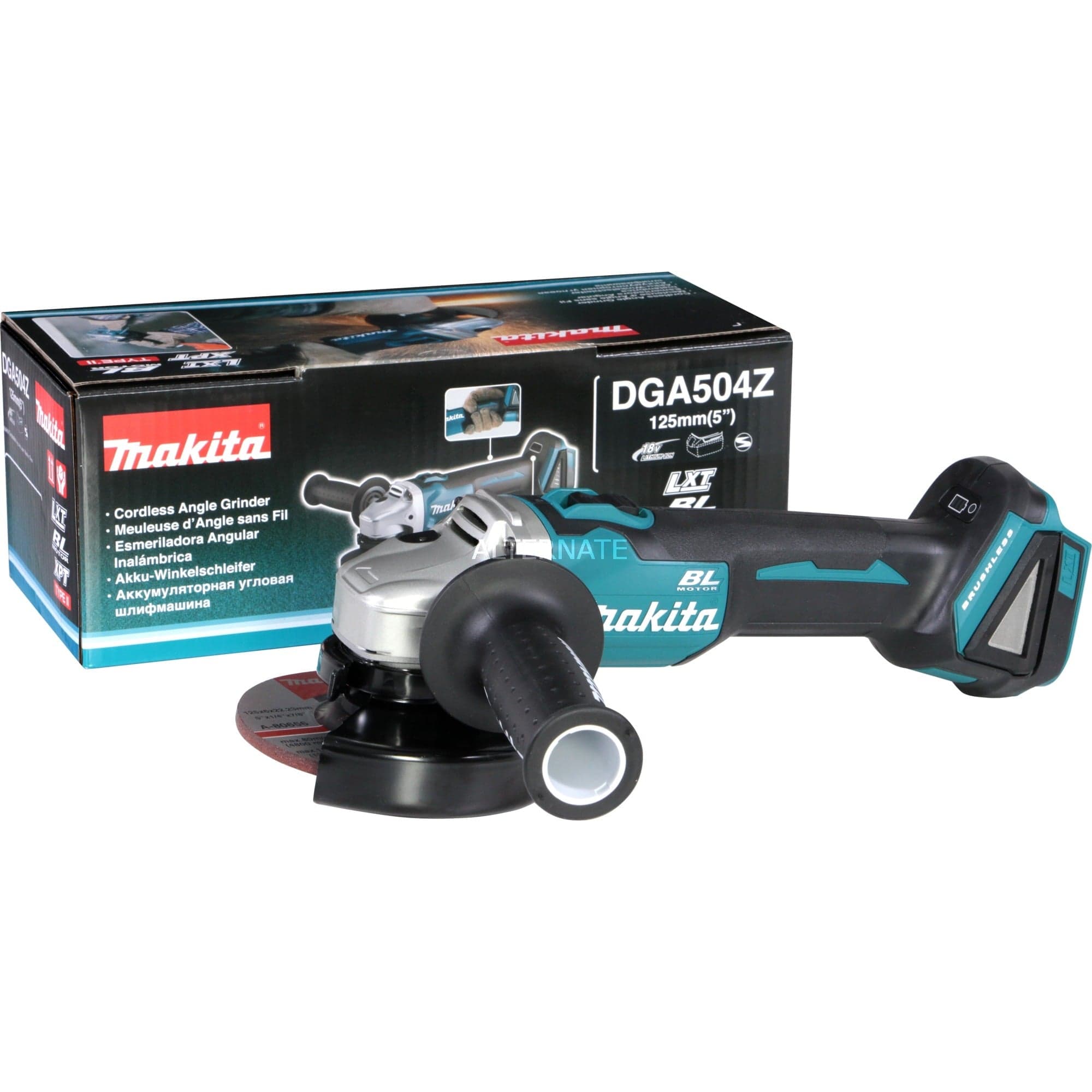 Akku-Winkelschleifer DGA504Z, 18Volt – Bild 1