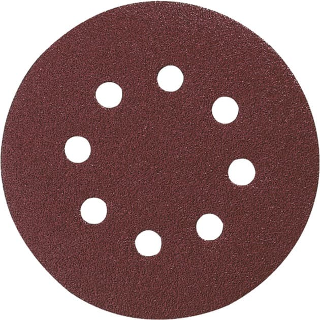 Schleifpapier Klett, Ø 125mm, K80, Schleifblatt – Bild 1