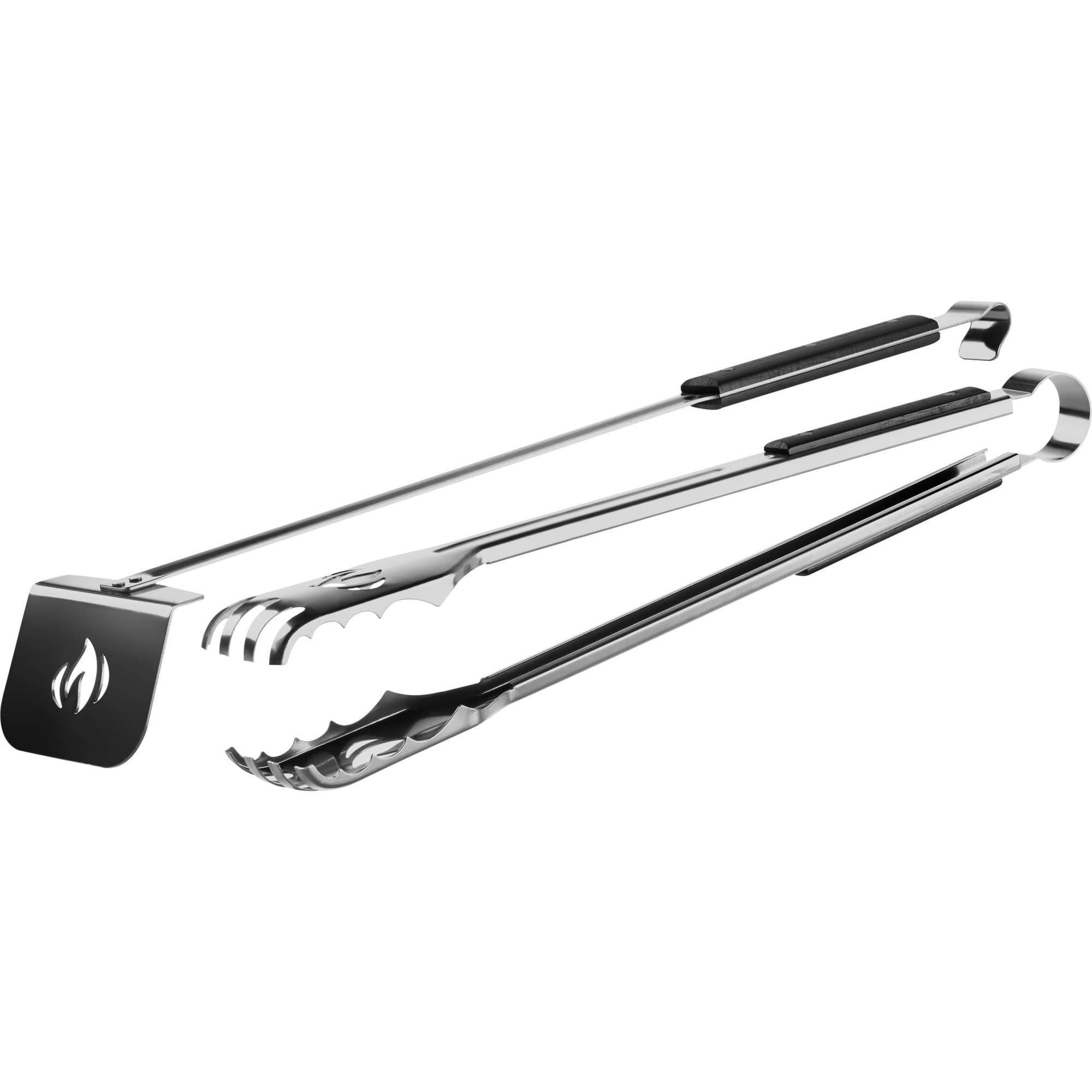 Holzkohle-Rechen und -Zange, Grillbesteck – Bild 1