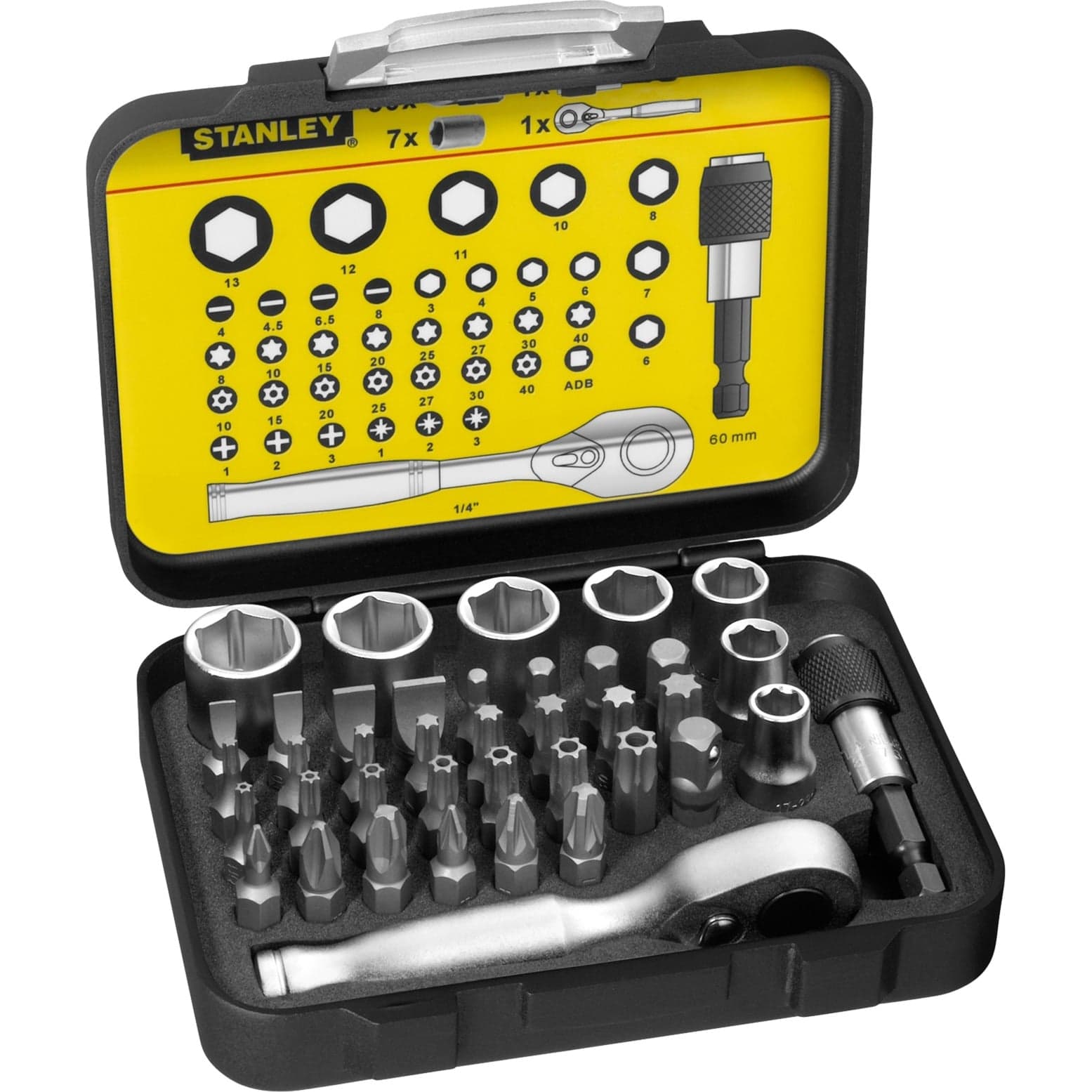 Bit-Satz 1/4", 39-teilig – Bild 1
