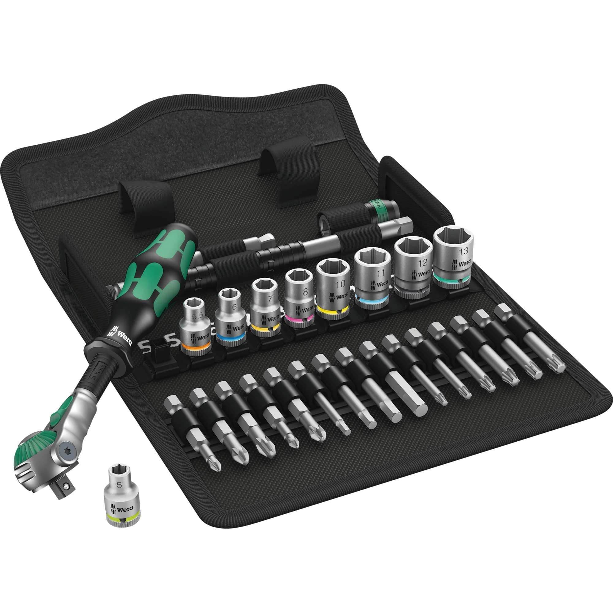 Zyklop Speed-Knarrensatz 8100 SA 6, Werkzeug-Set – Bild 1
