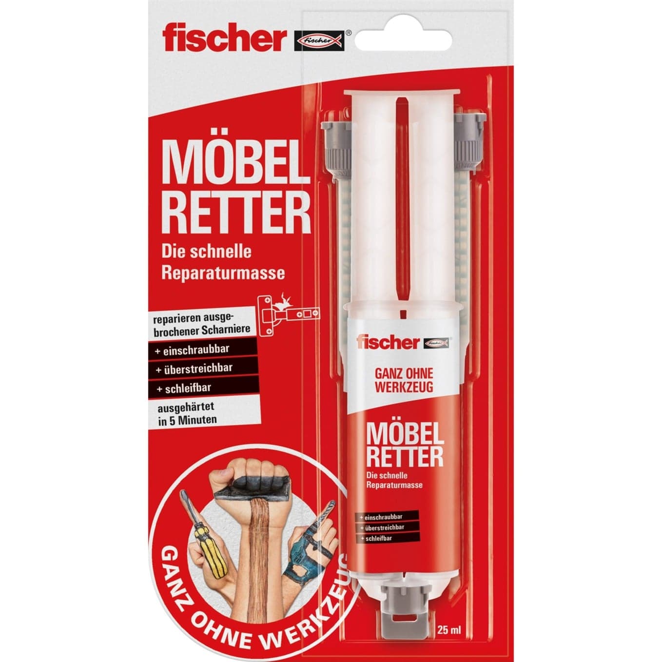 GOW Möbelretter, 25ml, Spachtelmasse – Bild 1