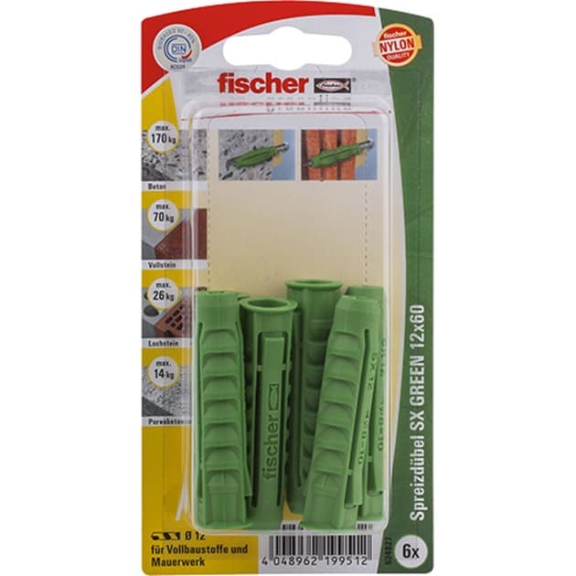 Spreizdübel SX GREEN 12x60 K – Bild 1