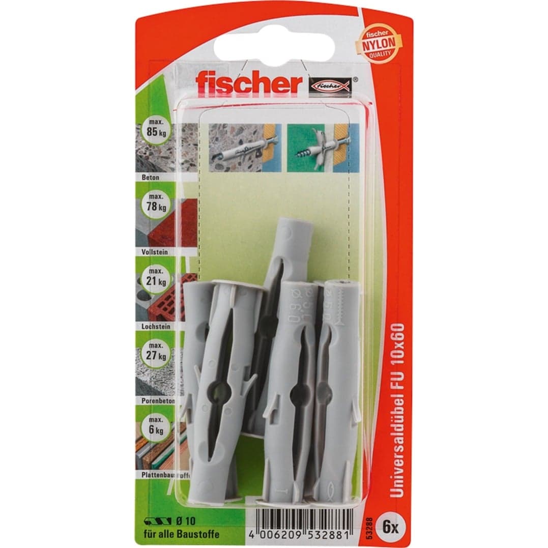 Universaldübel FU 10x60 K – Bild 1