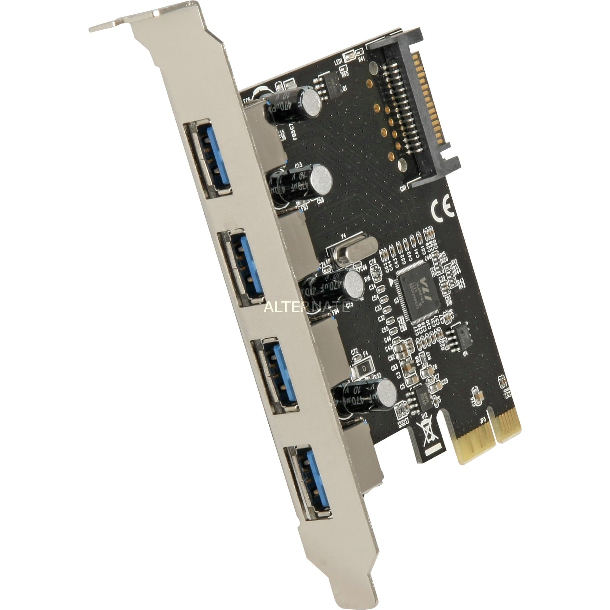 PCI Express Karte > 4x USB 3.0, USB-Controller – Bild 1