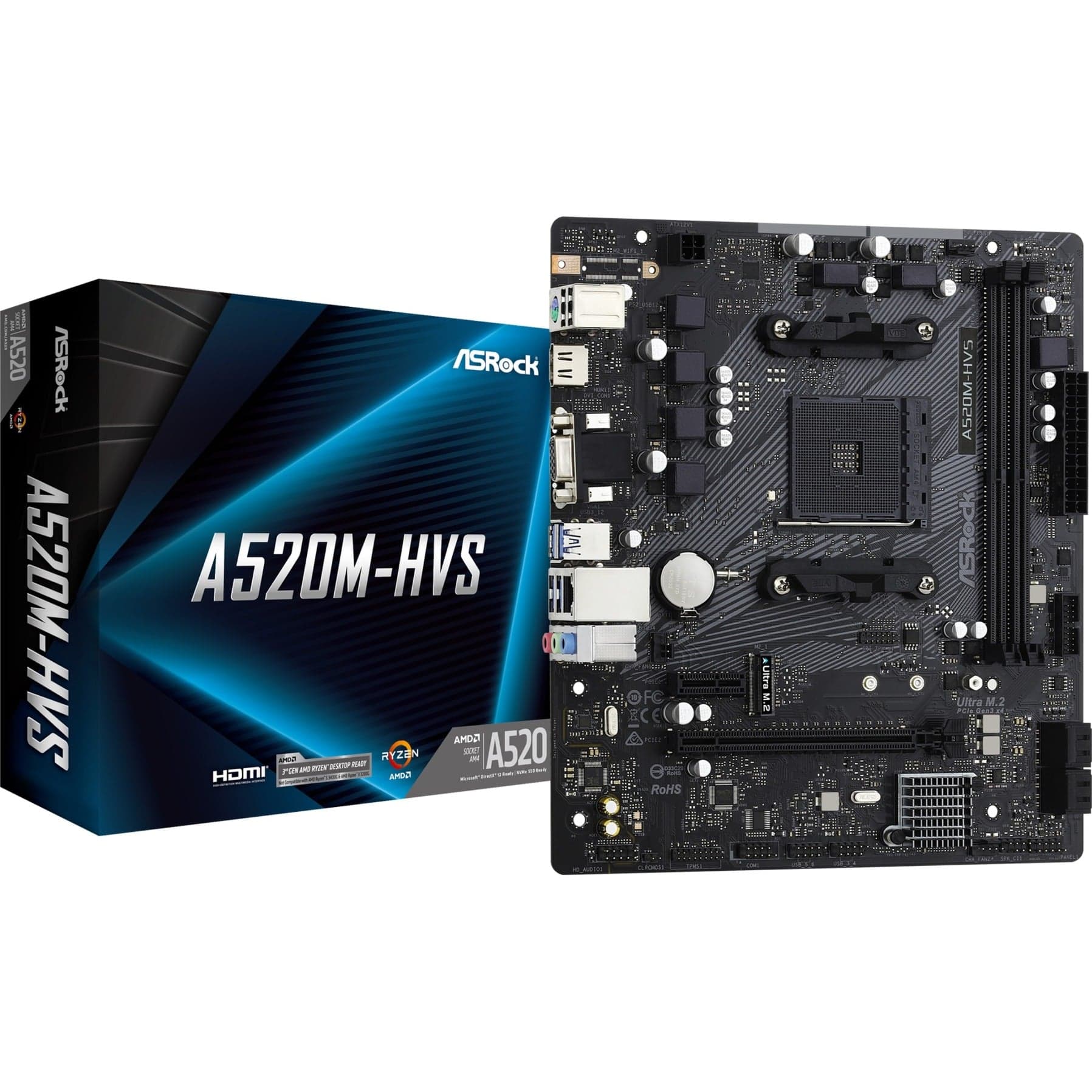 A520M-HVS, Mainboard – Bild 1