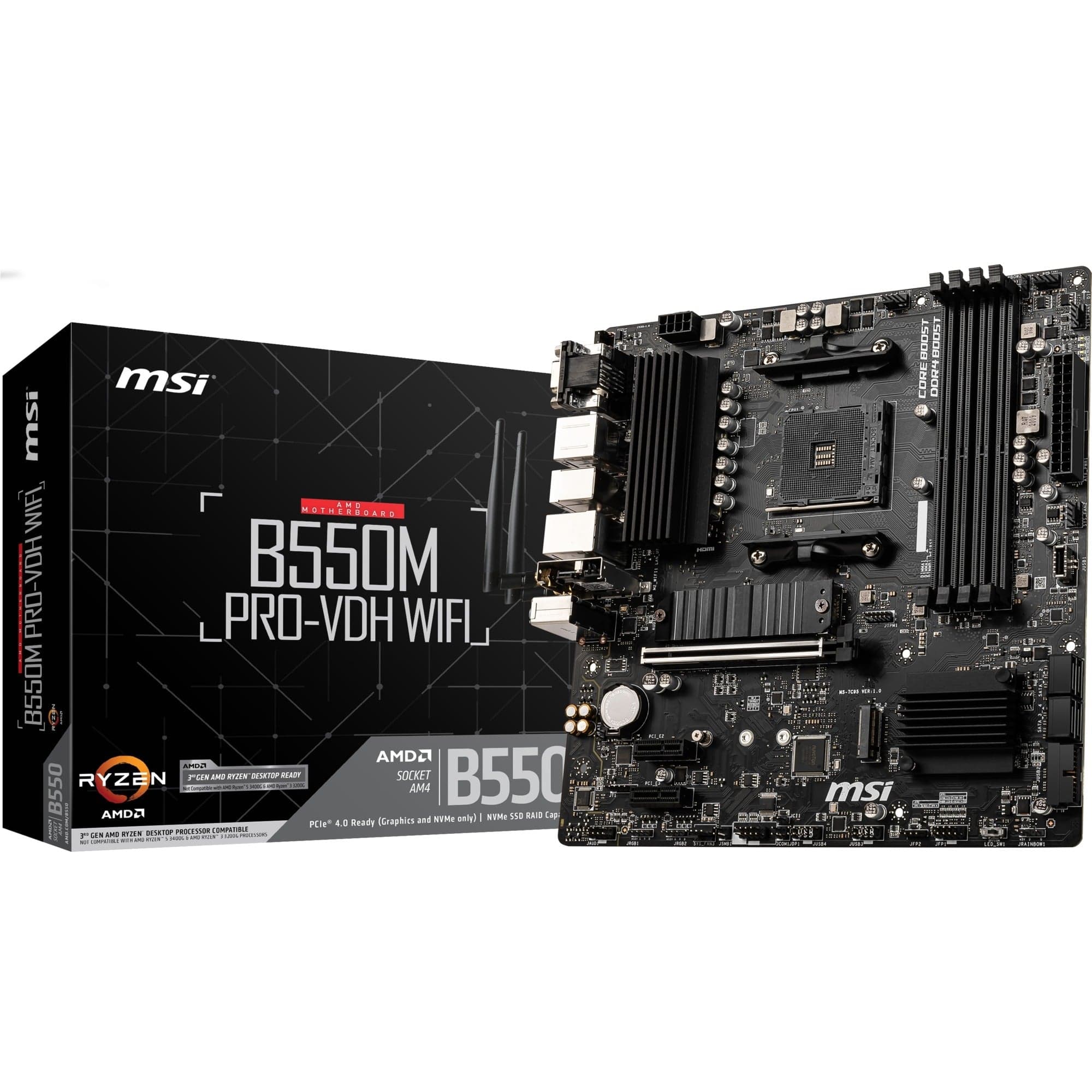 B550M PRO-VDH WIFI, Mainboard – Bild 1