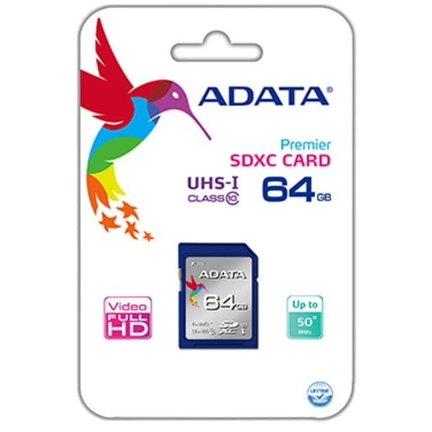 Premier 64 GB SDXC, Speicherkarte – Bild 1