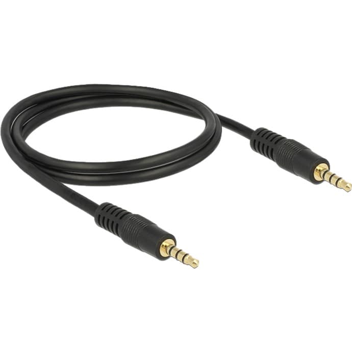 Audiokabel Klinke 3,5mm 4Pin > 3,5mm Stecker 4Pin – Bild 1