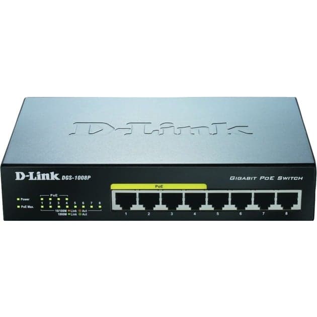 DGS-1008P, Switch – Bild 1