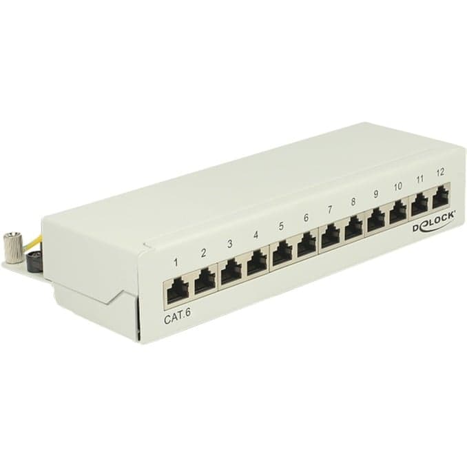 Patchpanel 12P Port Cat.6 – Bild 1