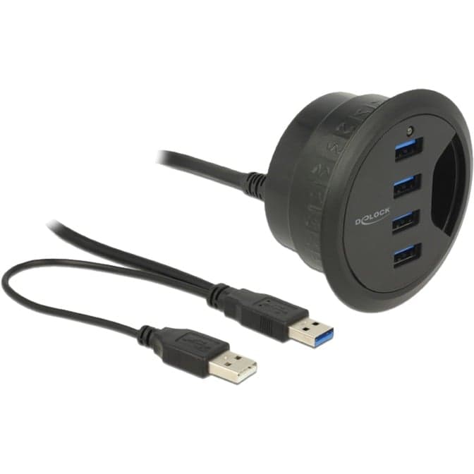 Tisch-Hub 4x USB 3.0 60mm, USB-Hub