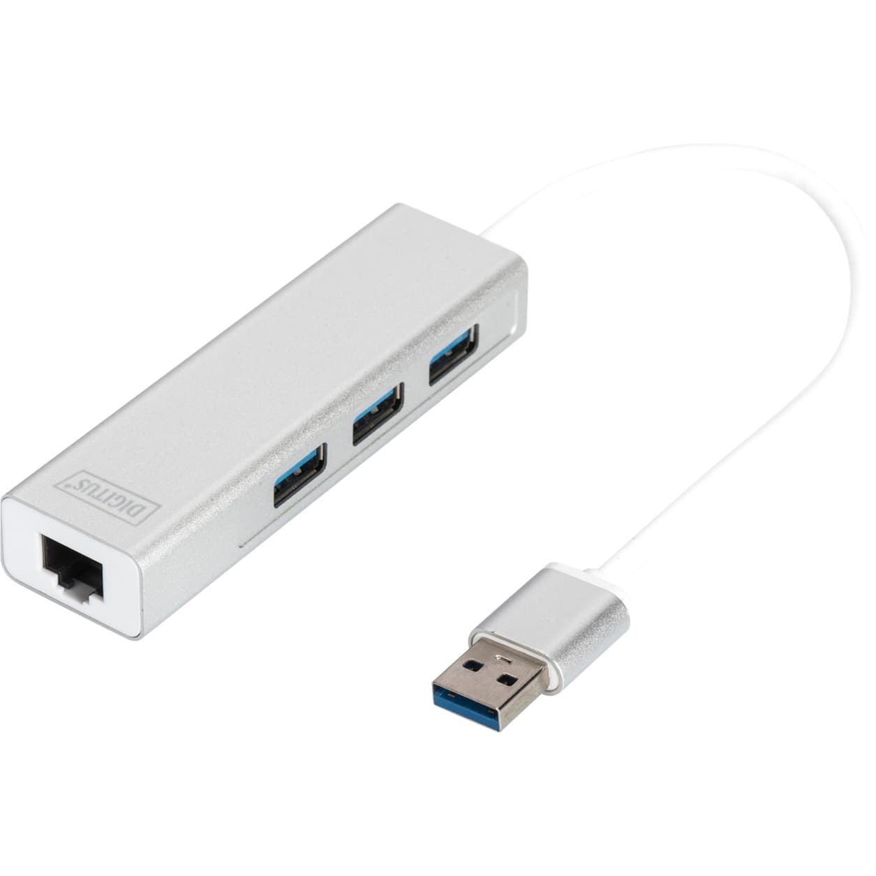 USB 3.0 3-Port Hub mit Gigabit LAN, USB-Hub – Bild 1