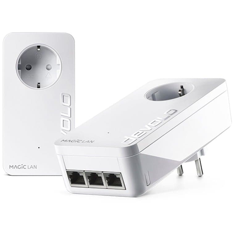 Magic 2 LAN triple + Starter Kit, Powerline – Bild 1