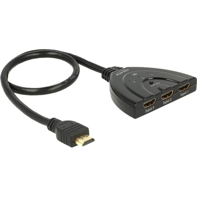 HDMI Switch 3x HDMI in > 1x HDMI out 4K – Bild 1