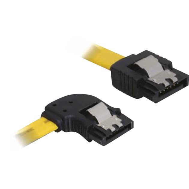 SATA Kabel gerade > nach links gewinkelt – Bild 1