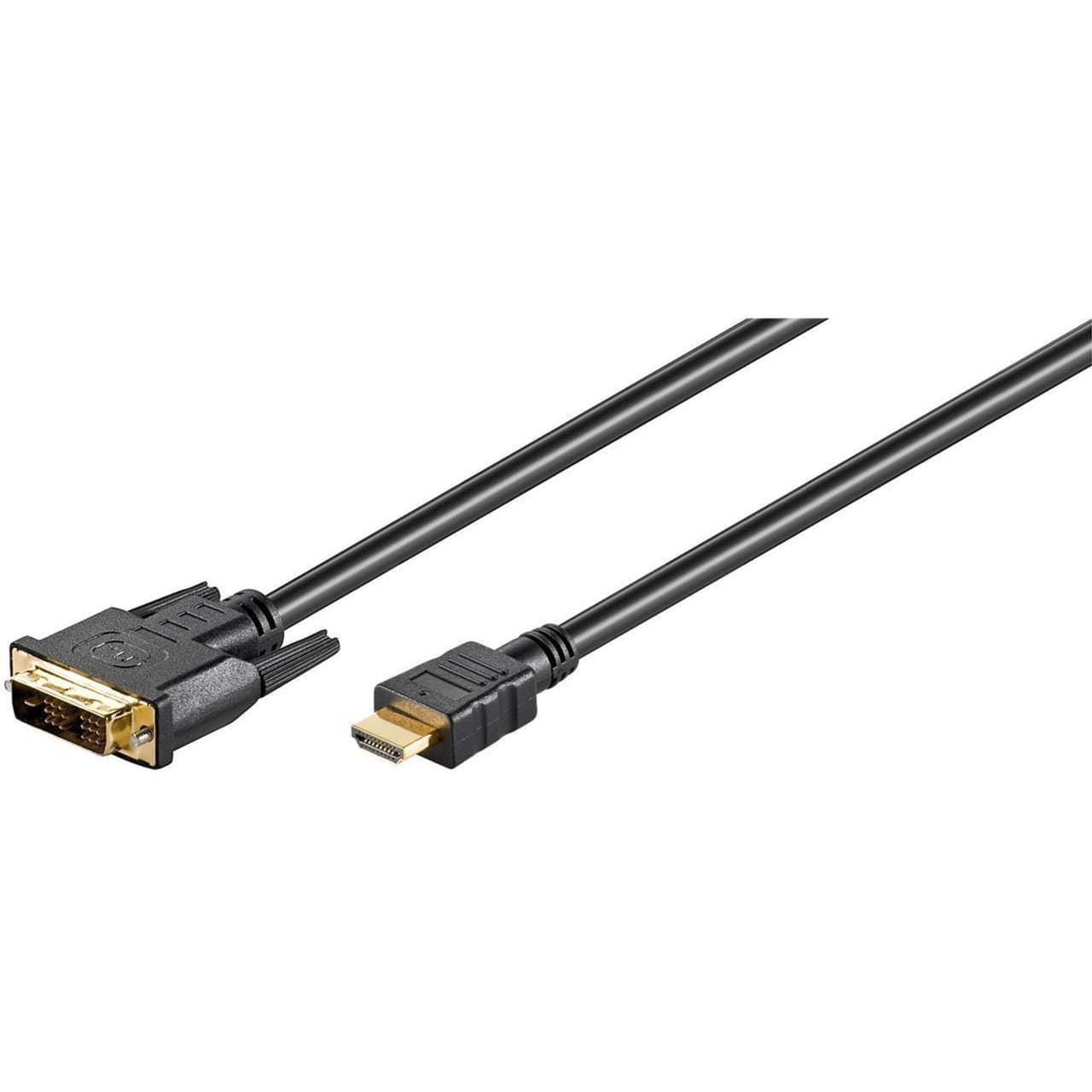 Adapterkabel DVI-D (Stecker) > HDMI (Stecker) – Bild 1