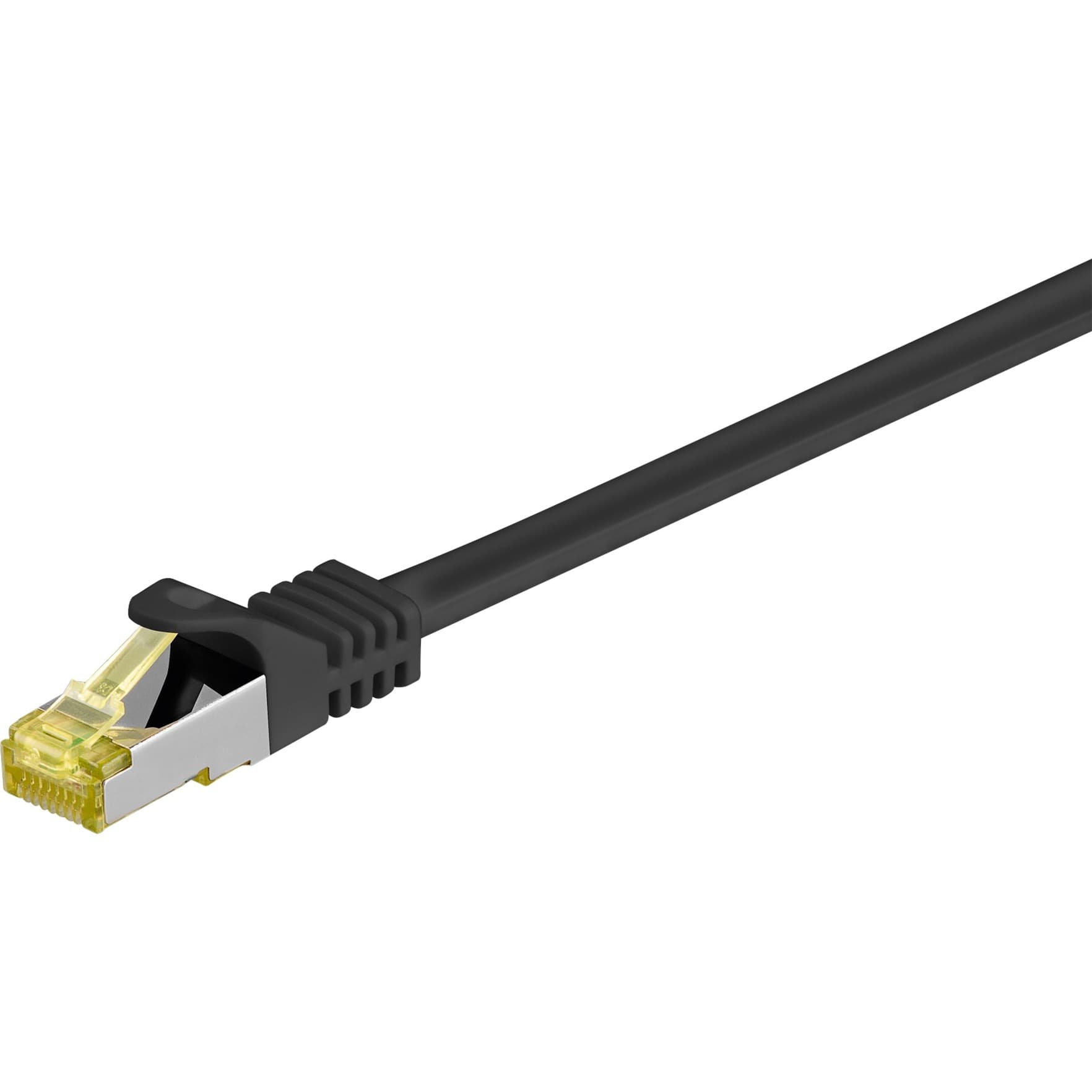 Patchkabel RJ-45 SFTP, mit Cat 7 Rohkabel – Bild 1