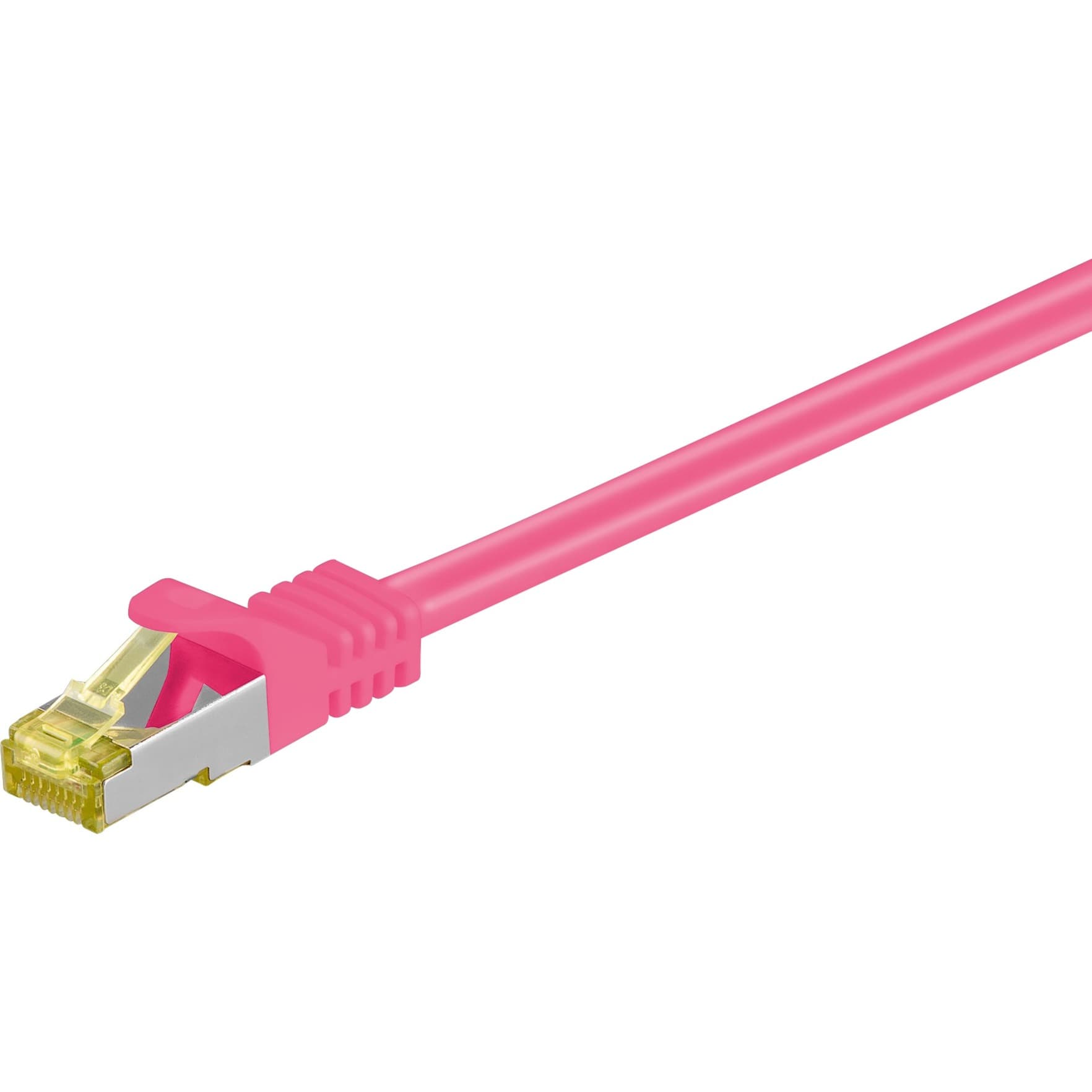 Patchkabel RJ-45 SFTP, mit Cat 7 Rohkabel – Bild 1