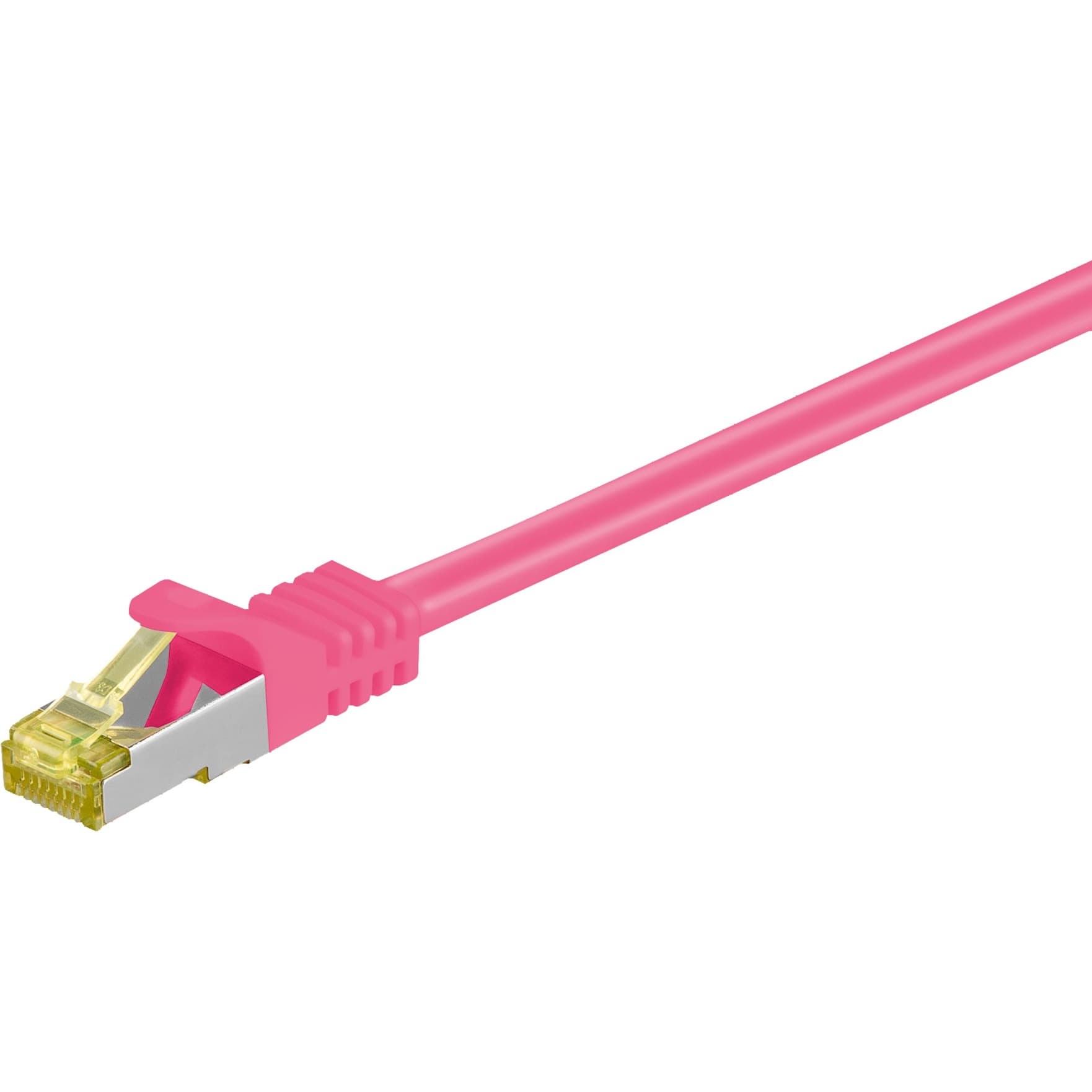 Patchkabel RJ-45 SFTP, mit Cat 7 Rohkabel – Bild 1