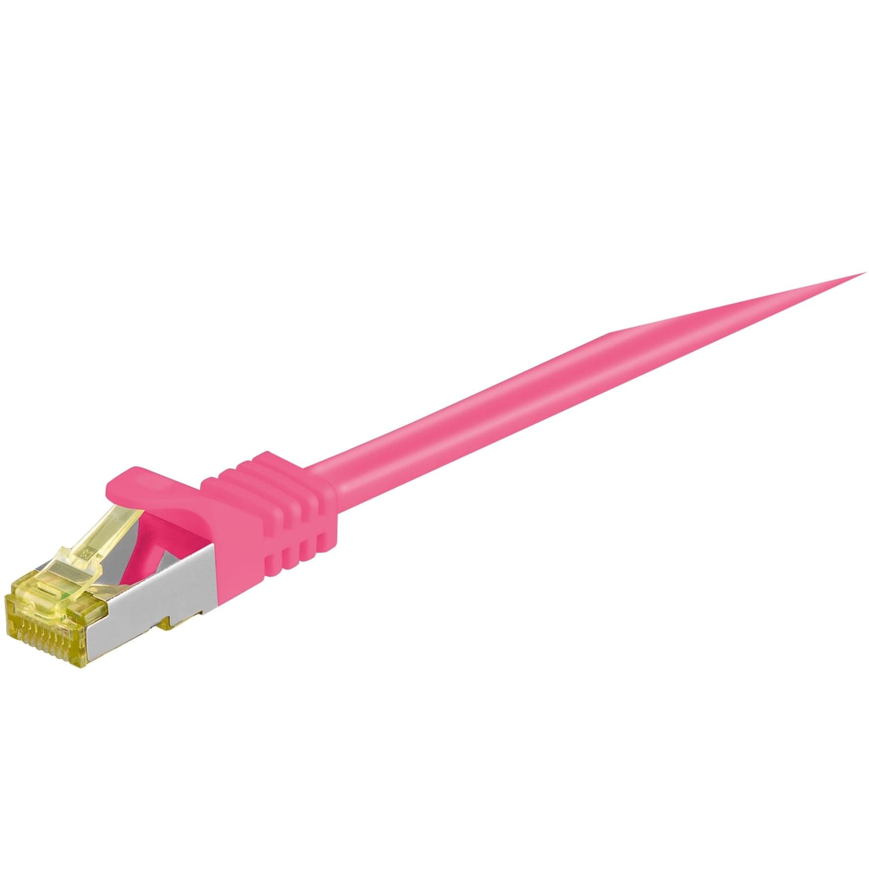 Patchkabel RJ-45 SFTP, mit Cat 7 Rohkabel – Bild 1