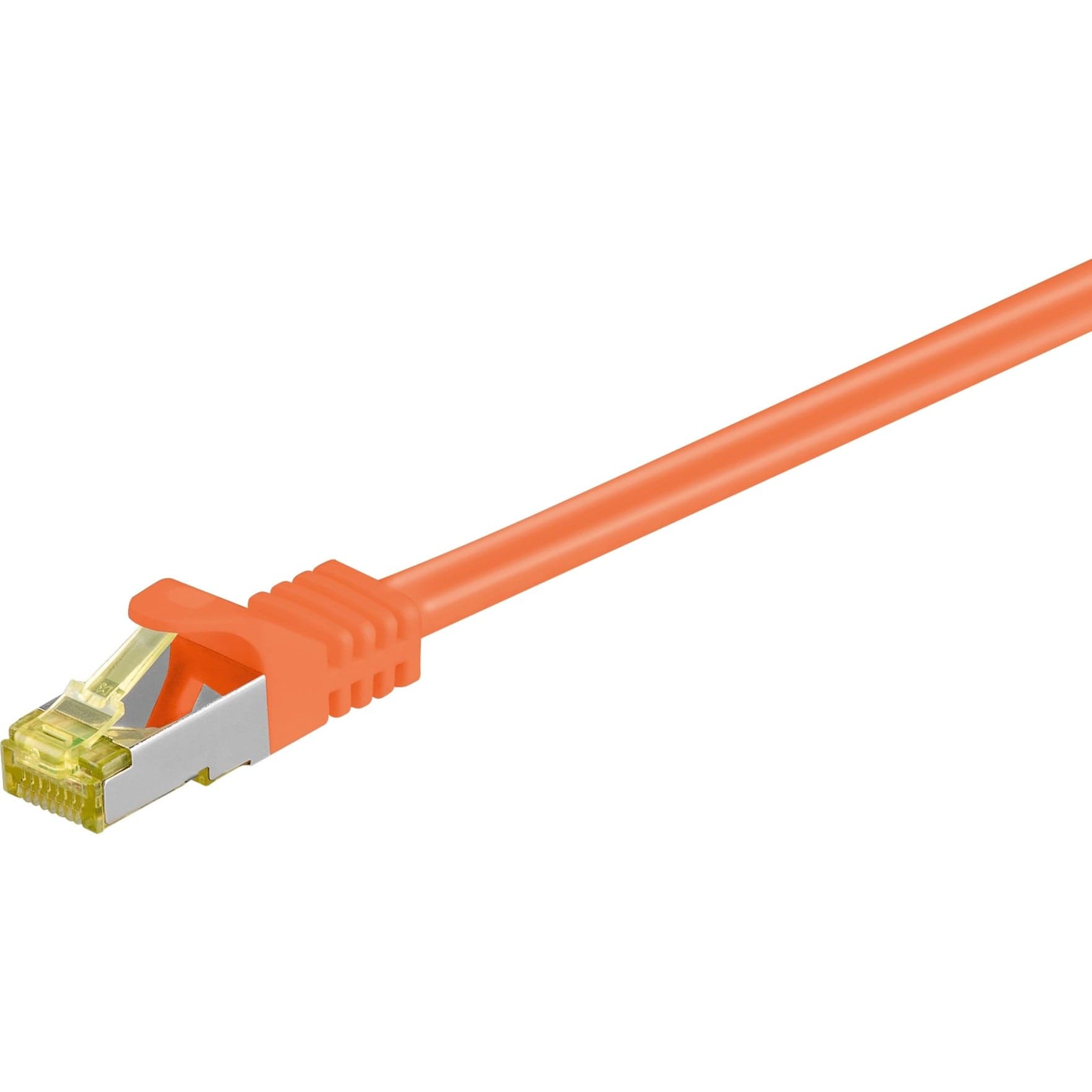 Patchkabel RJ-45 SFTP, mit Cat 7 Rohkabel – Bild 1