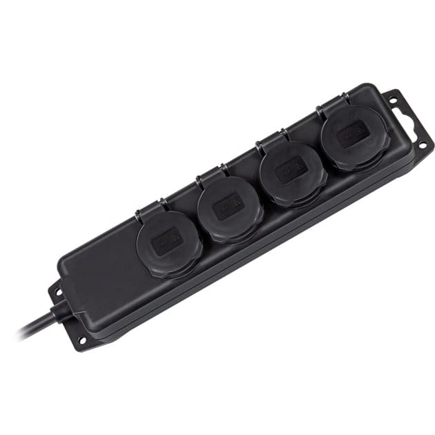 Outdoor-Steckdosenleiste IP44, 4-fach – Bild 1