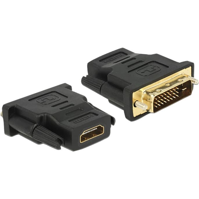 Adapter DVI 24+1 Stecker > HDMI Buchse – Bild 1