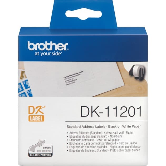 Adressetiketten DK-11201, Schriftband – Bild 1