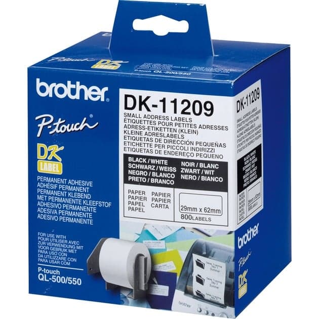 DK-11209 Adress-Etiketten, Schriftband – Bild 1