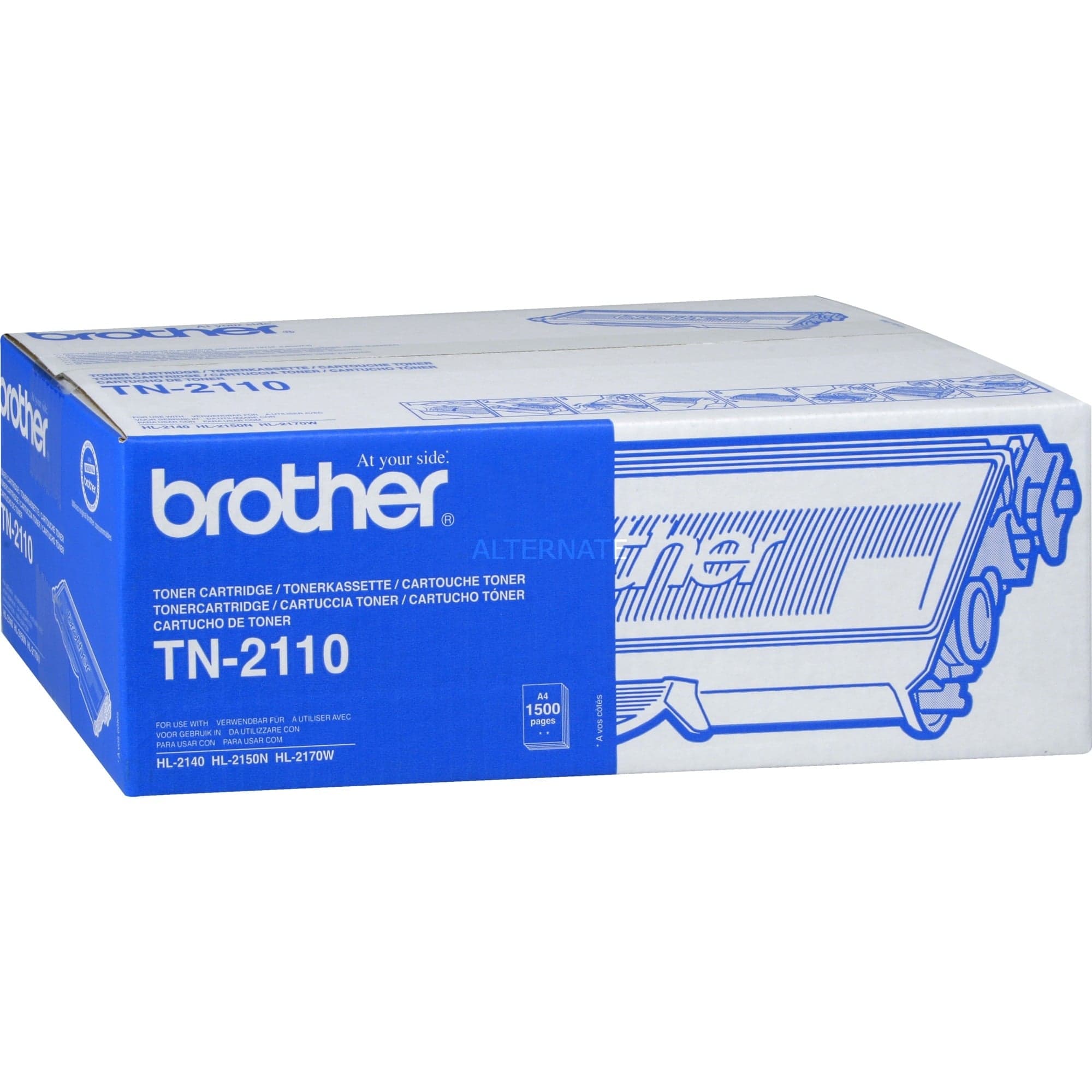 Toner Schwarz TN-2110 – Bild 1