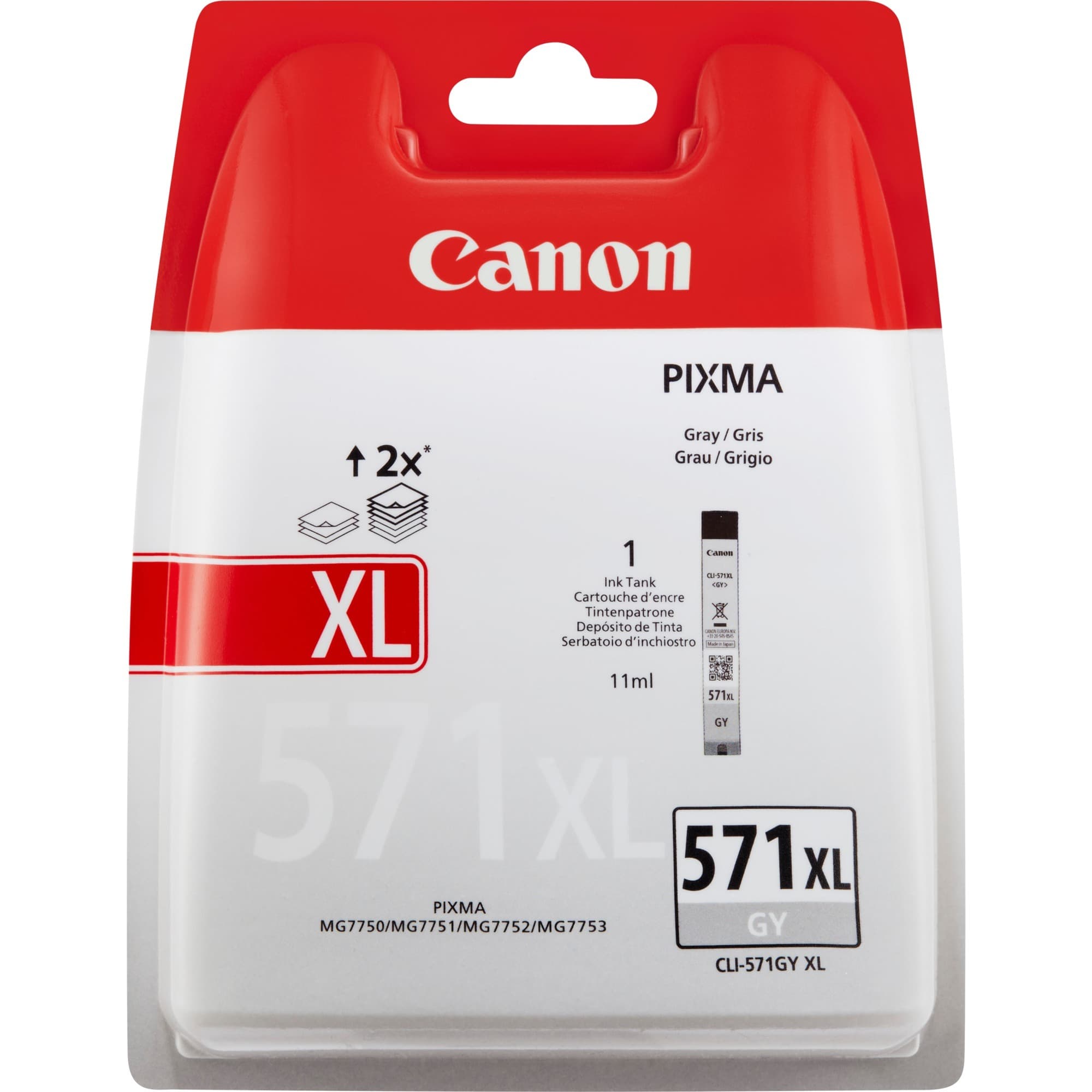 Tinte grau CLI-571GY XL – Bild 1