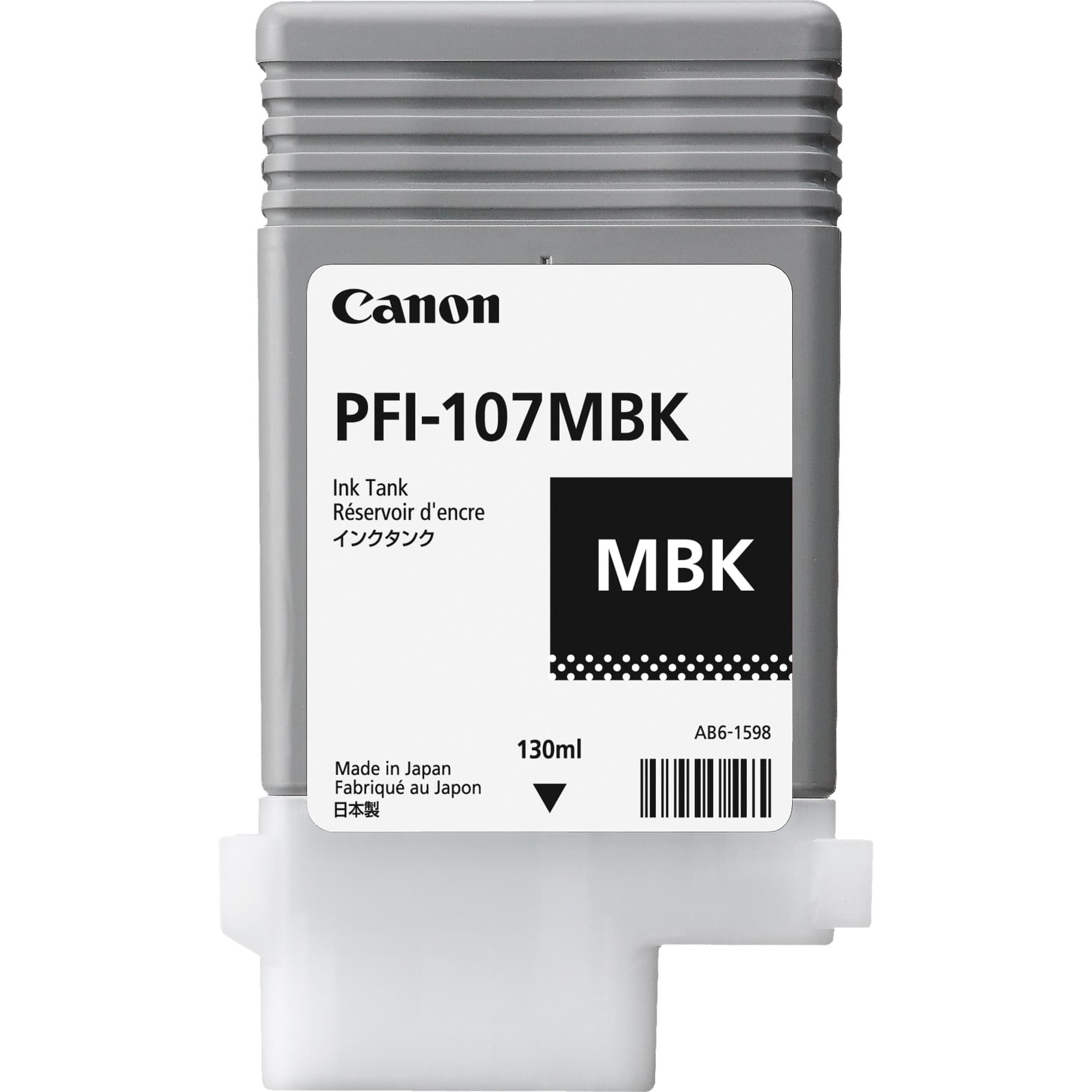 Tinte mattschwarz PFI-107MBK – Bild 1