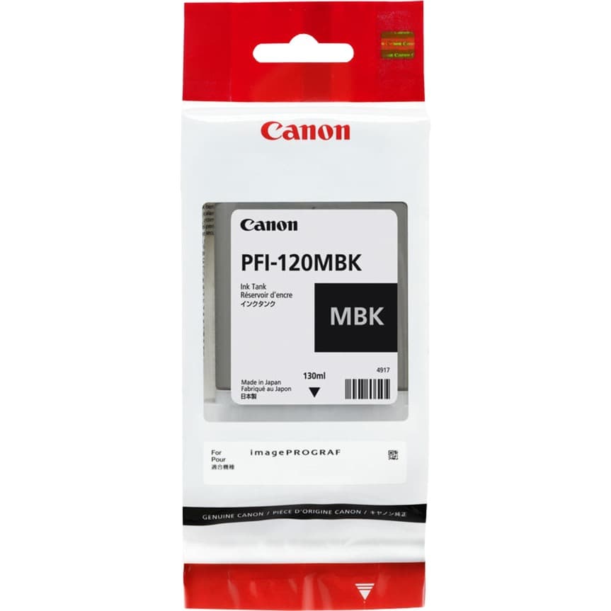 Tinte mattschwarz PFI-120MBK – Bild 1