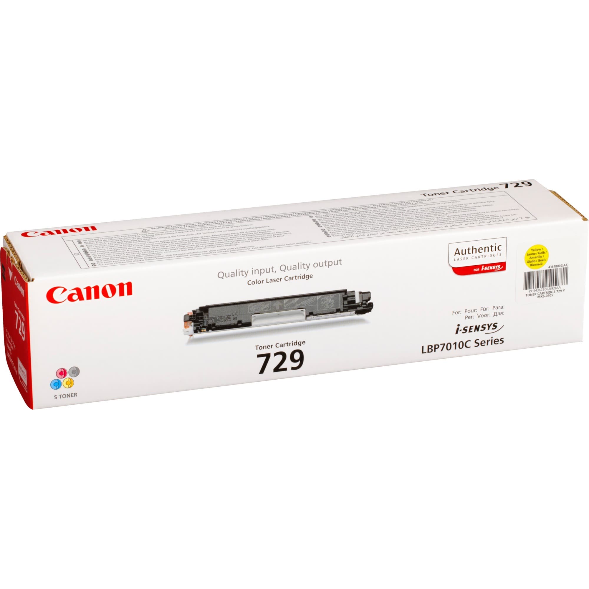 Toner gelb 729Y – Bild 1