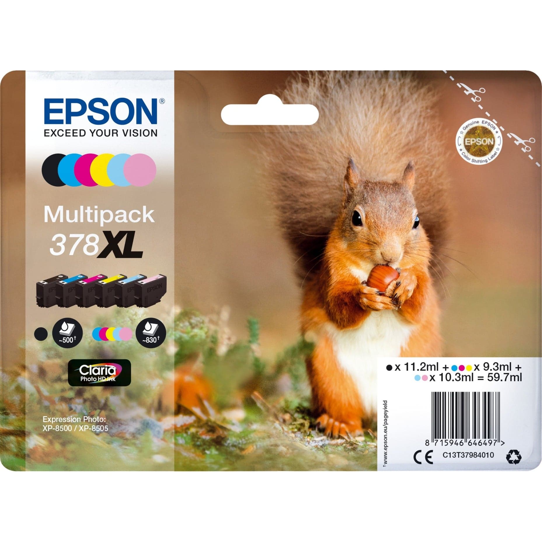 Multipack 378XL (C13T37984010), Tinte – Bild 1