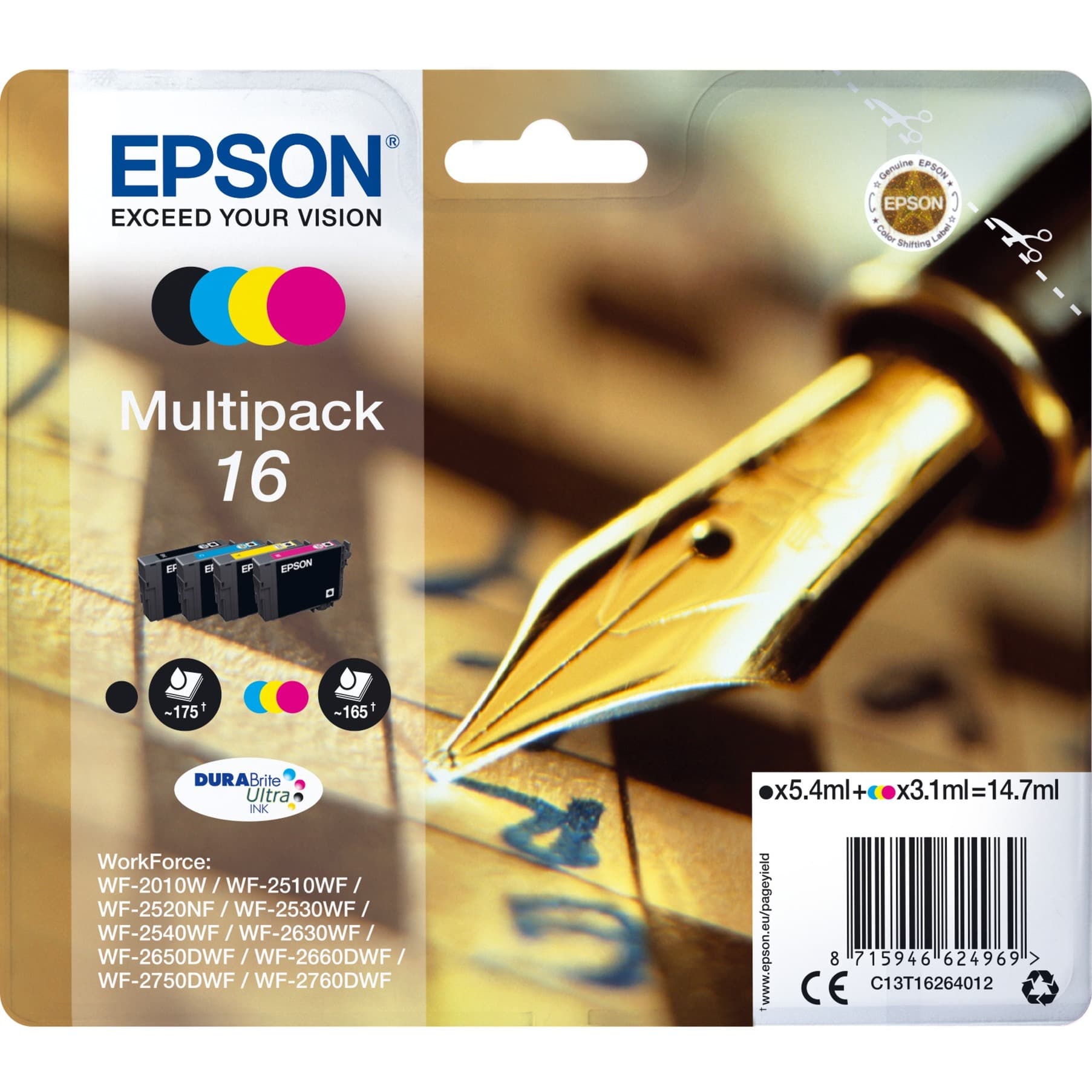 Tinte Multipack 16 (C13T16264012) – Bild 1