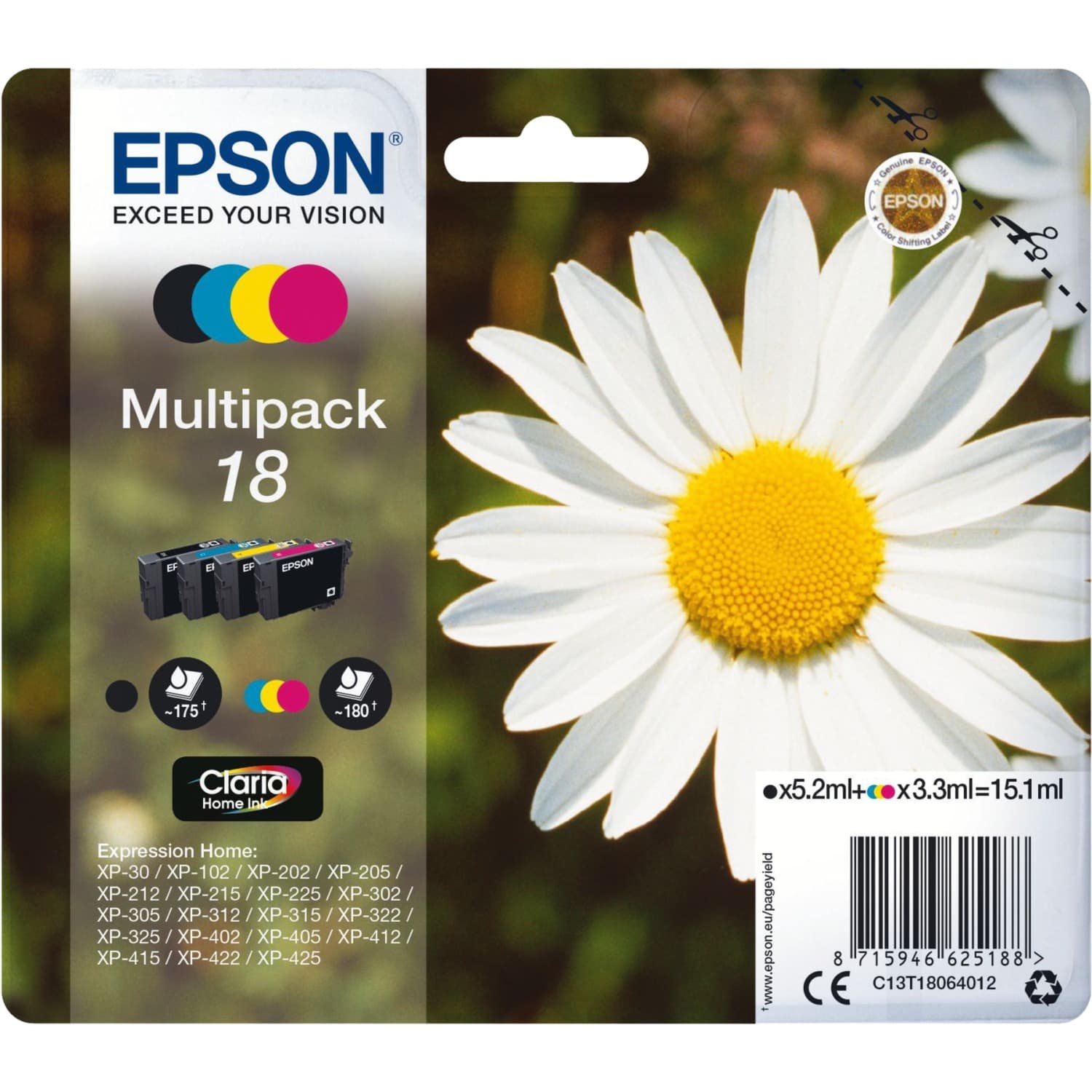 Tinte Multipack 18 (C13T18064012) – Bild 1