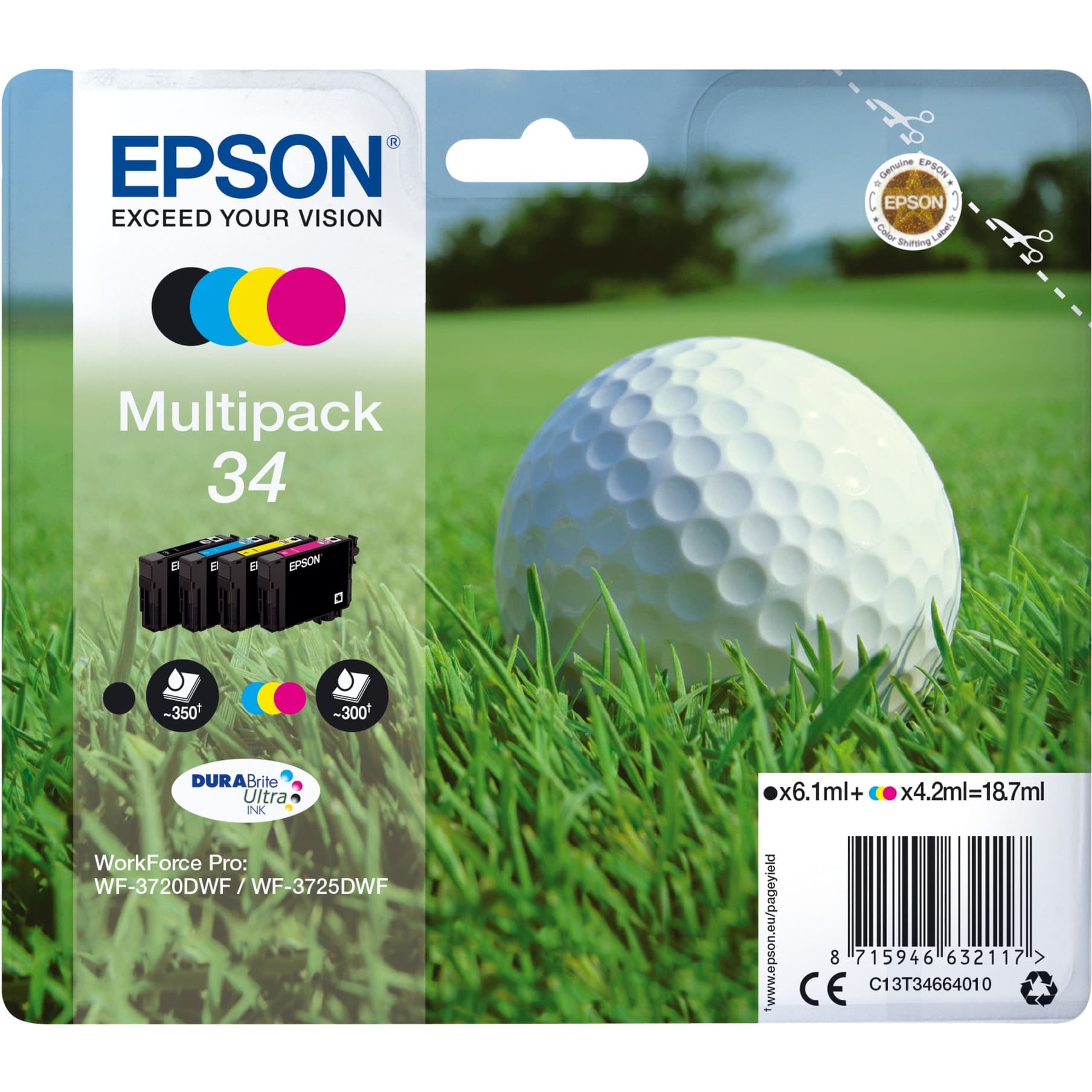 Tinte Multipack 34 (C13T34664010) – Bild 1