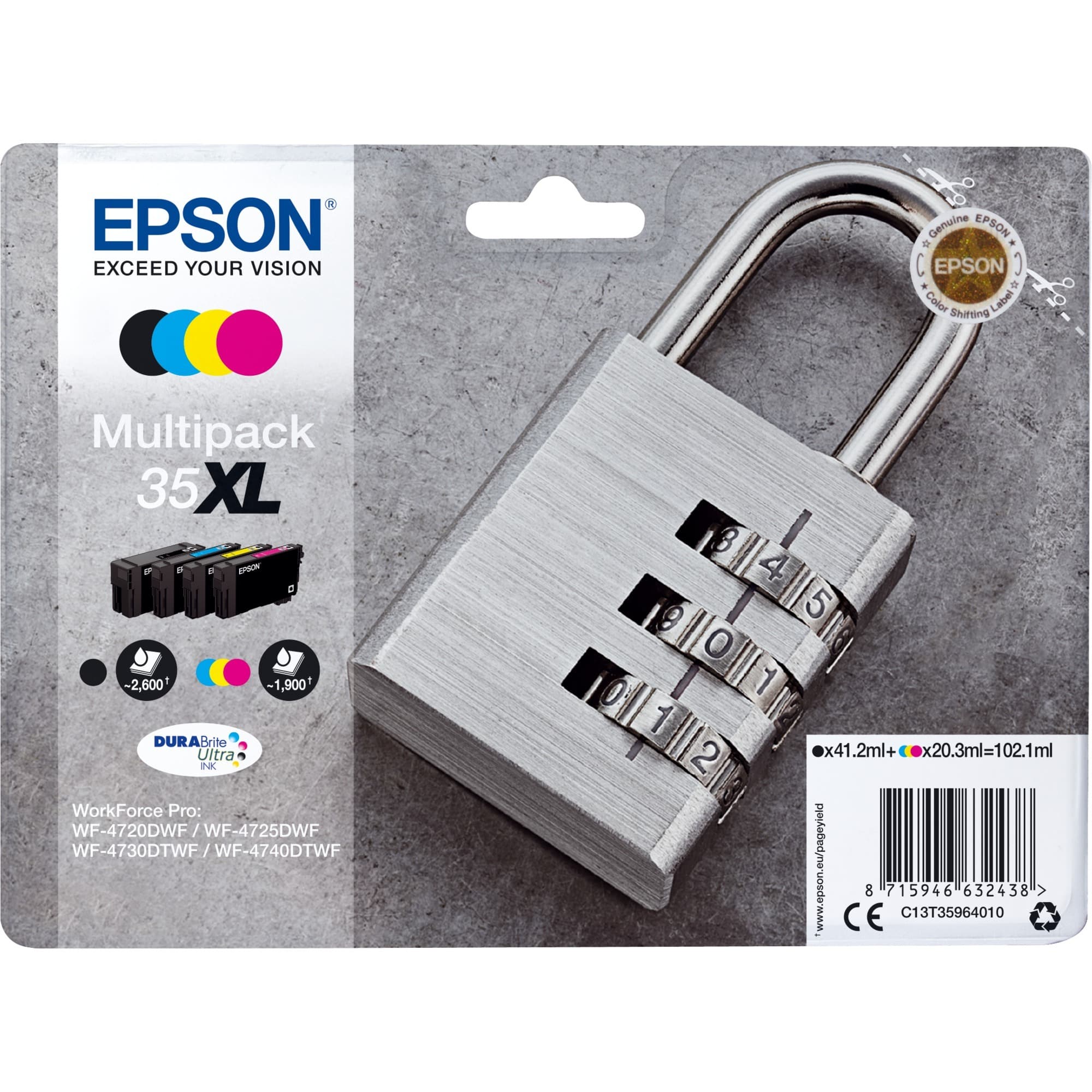 Tinte Multipack 35XL (C13T35964010) – Bild 1