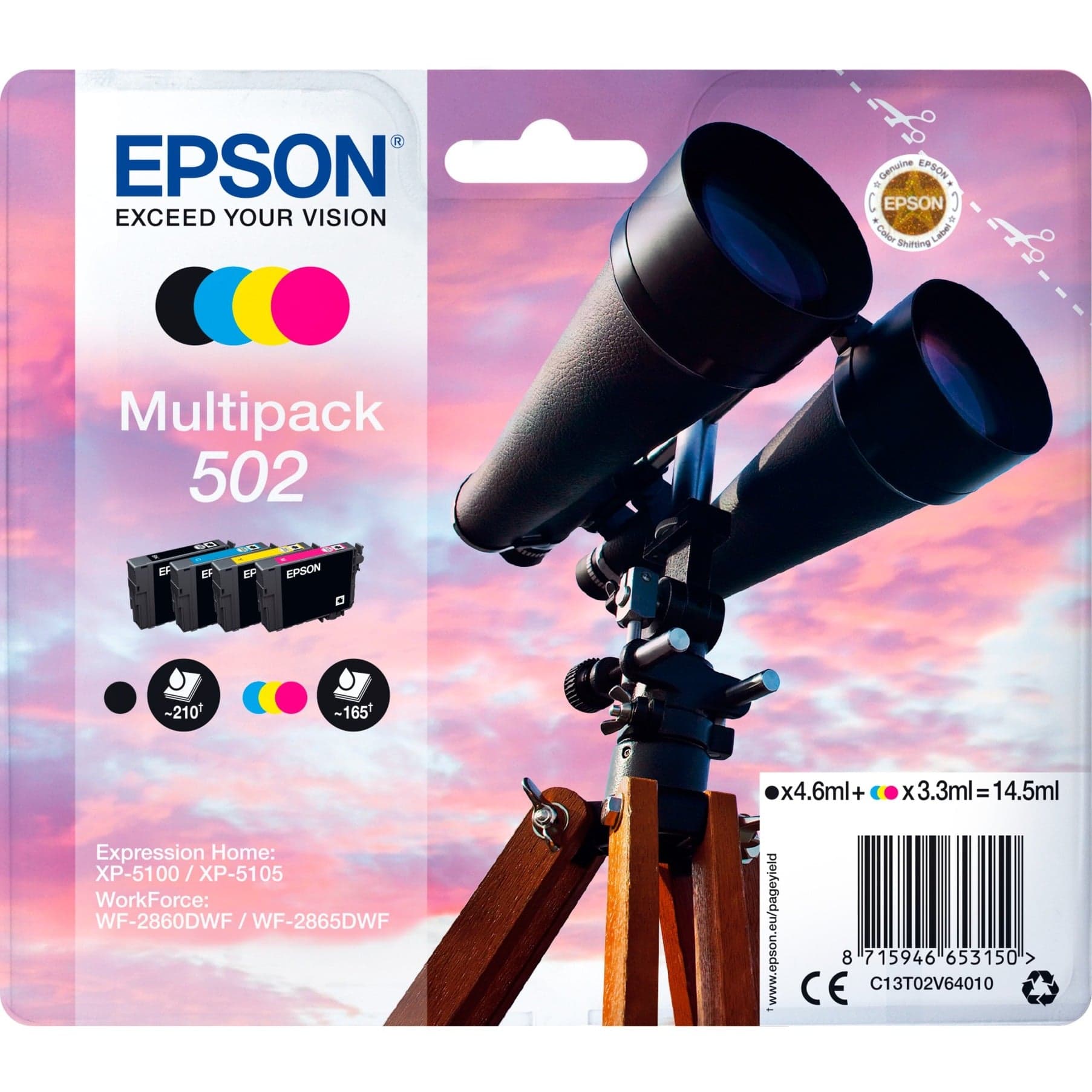Tinte Multipack 502 (C13T02V64010) – Bild 1
