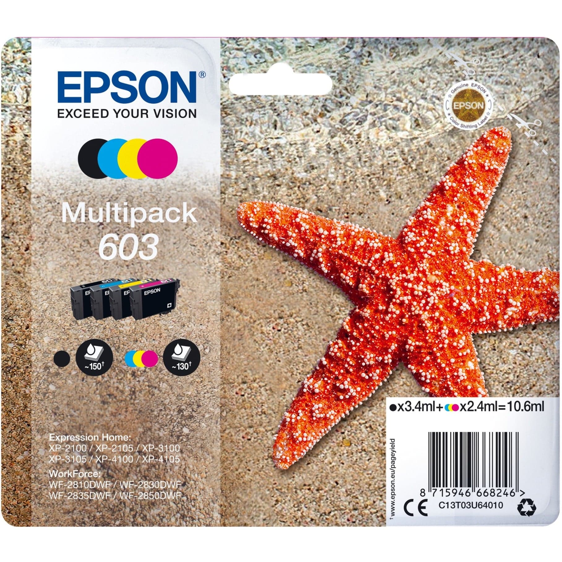 Tinte Multipack 603 (C13T03U64010) – Bild 1